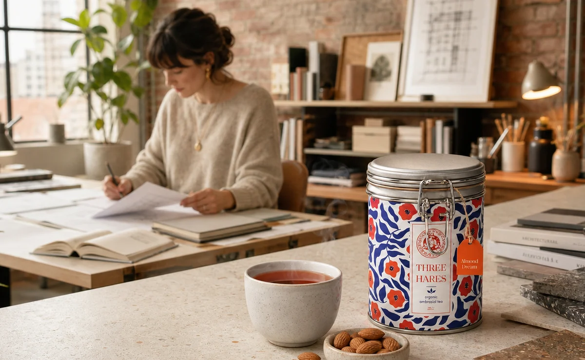 Almond Dream tea atmosphere
