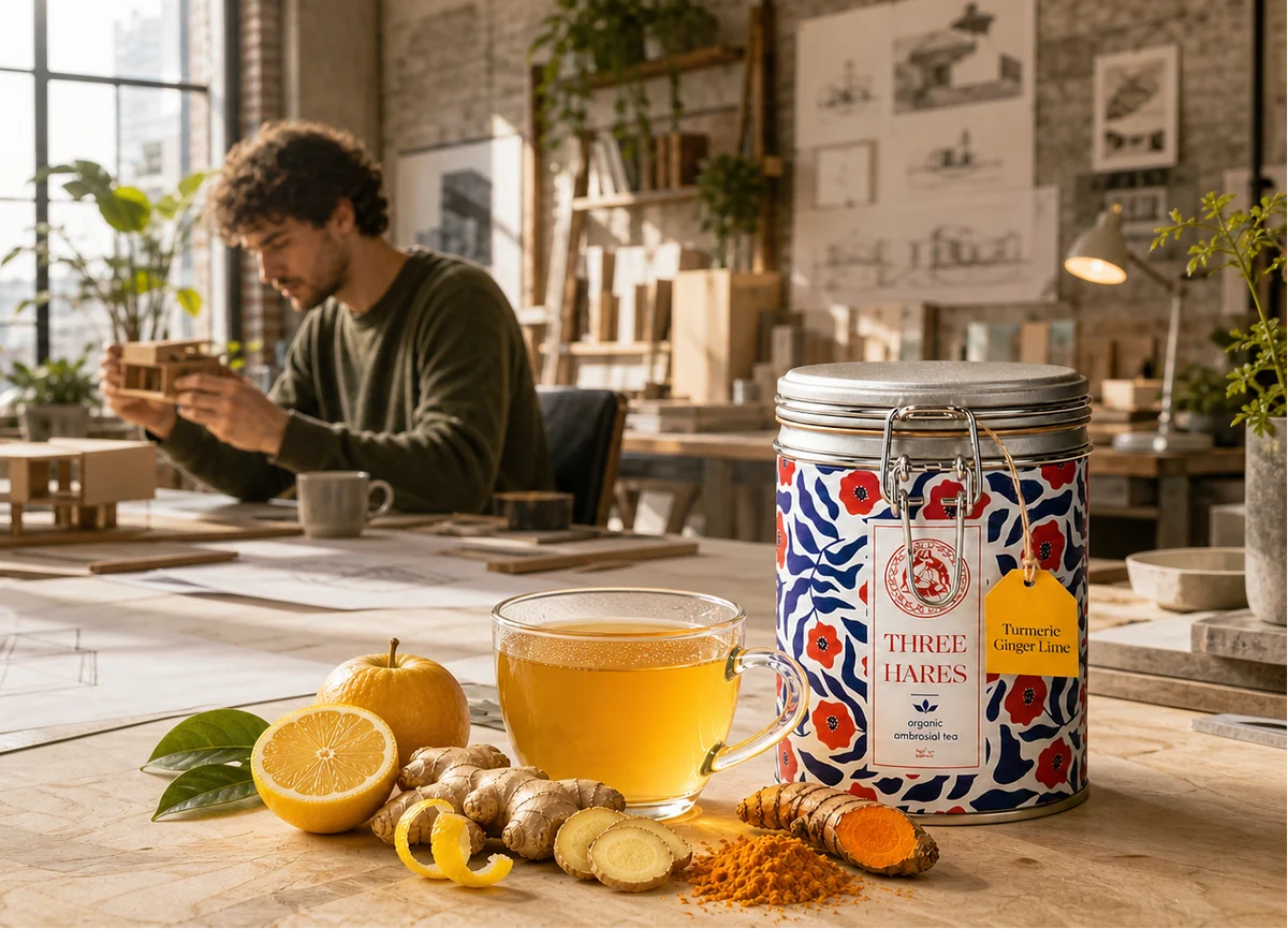 Turmeric Ginger Lime tea atmosphere